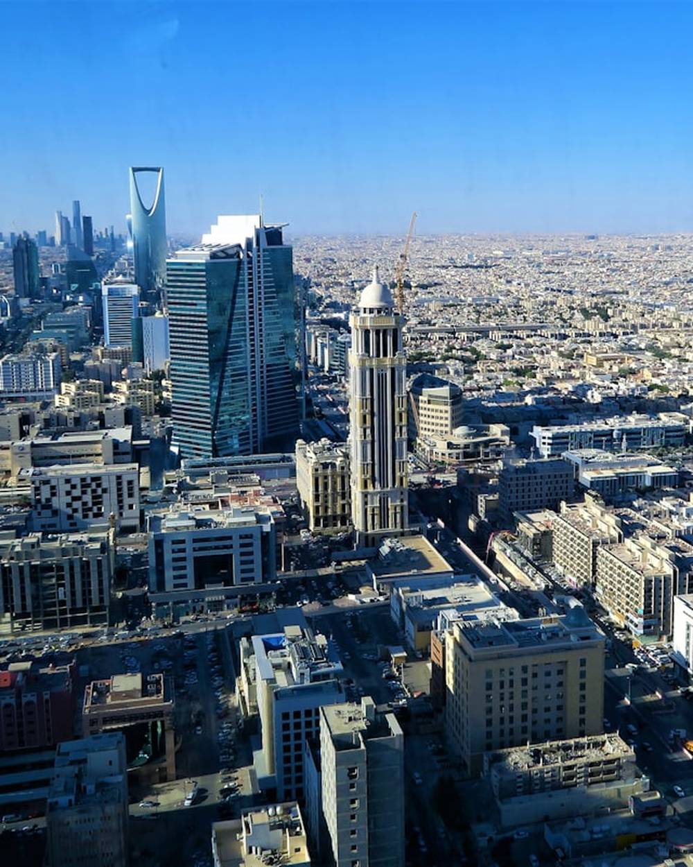 Riyadh skyline — SHE's home since 1997